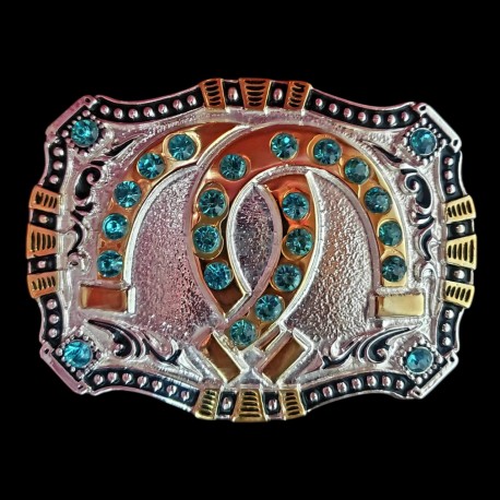 FIVELA FERRADURA COM STRASS - CÓD. 2418C